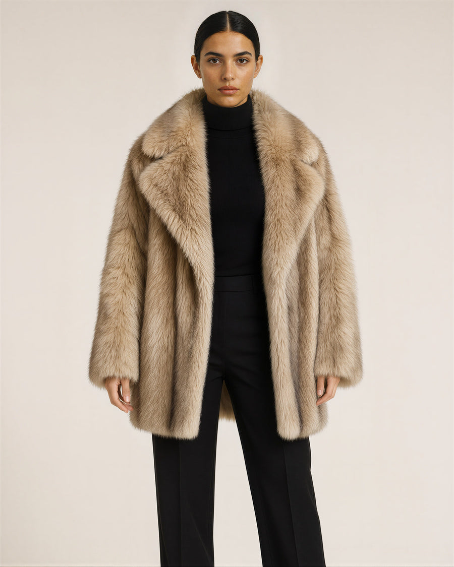 Drusilla Faux Fur Coat
