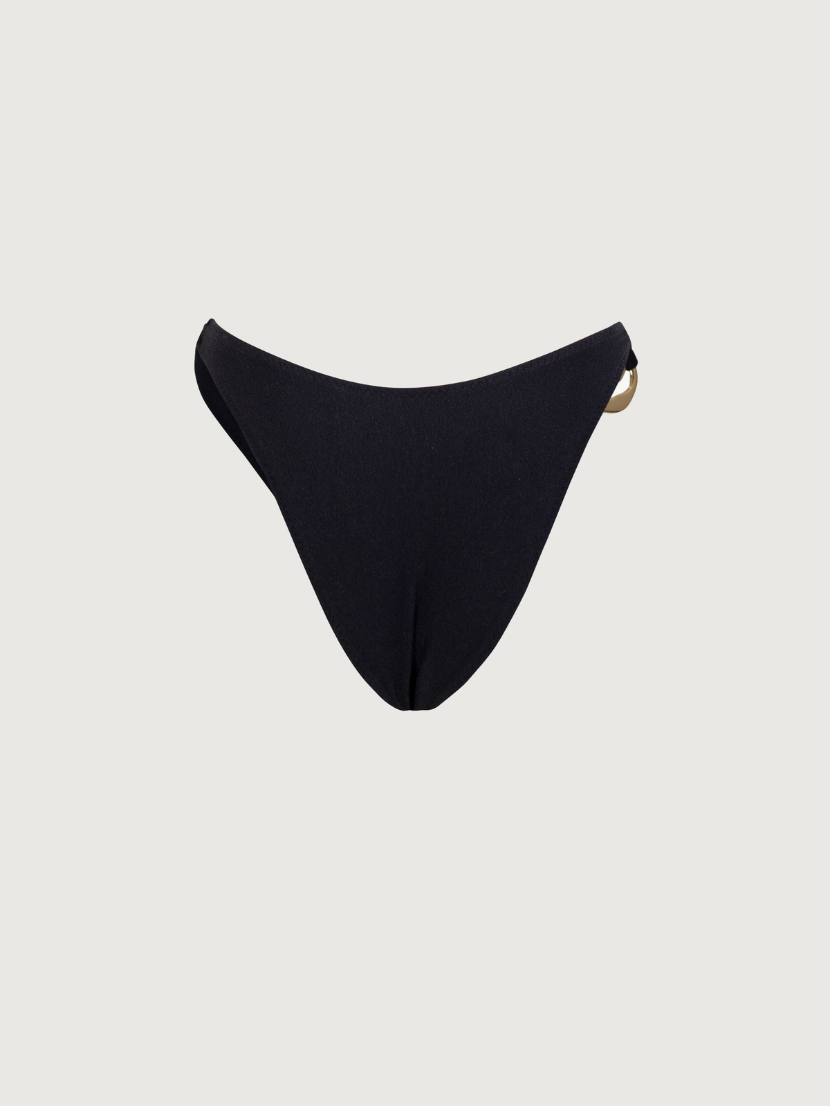 Metal Detail Bikini Set in Black — Svelte Chic