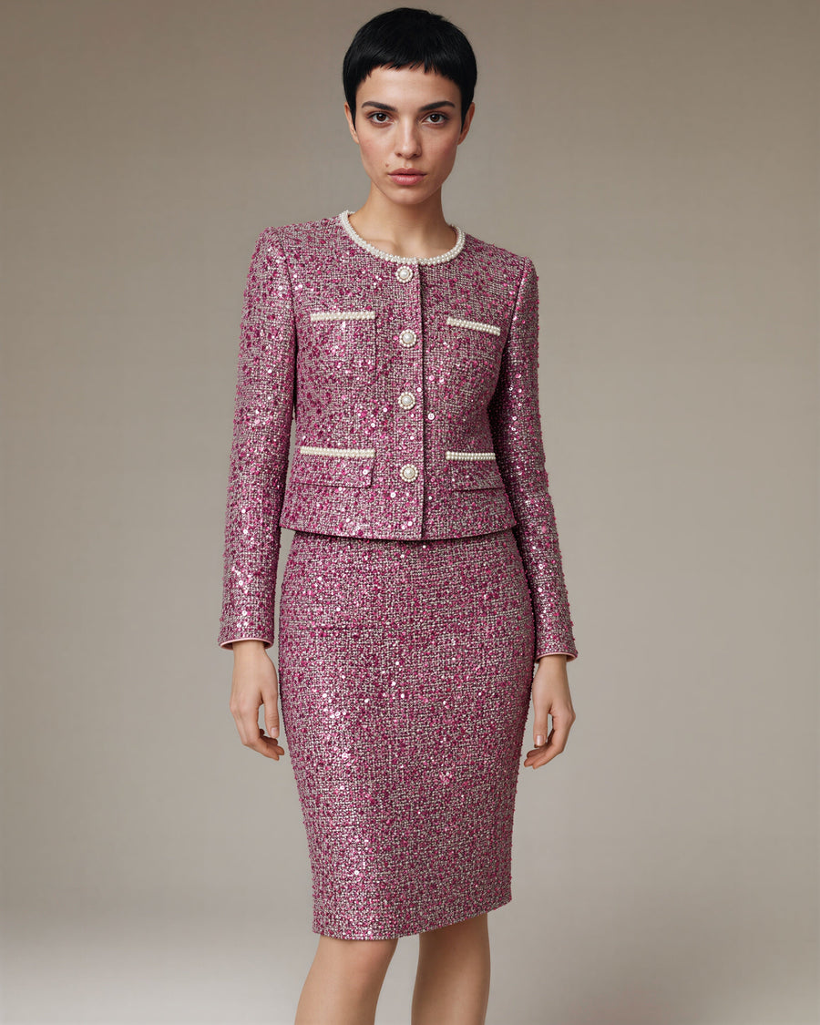 Eleonora Sequinned Tweed Set