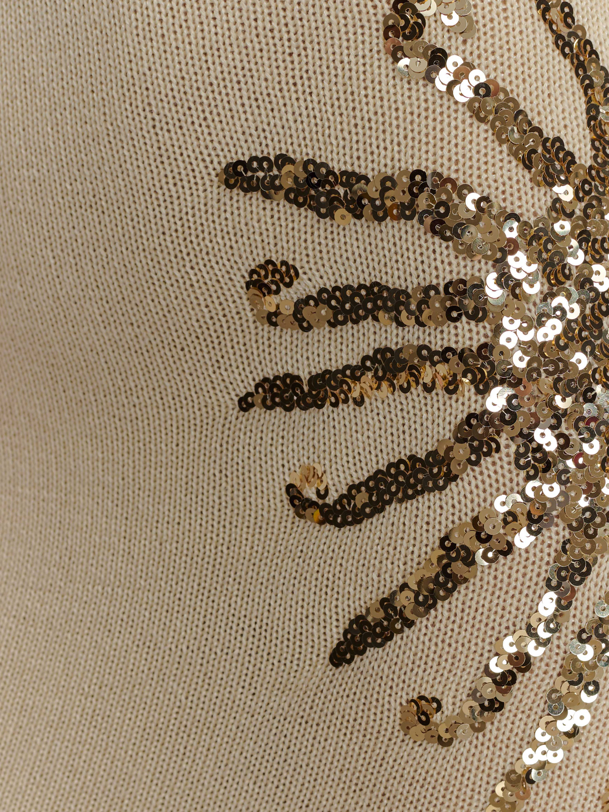 Ellington Sequin Knit Maxi Dress in Cream — Svelte Chic
