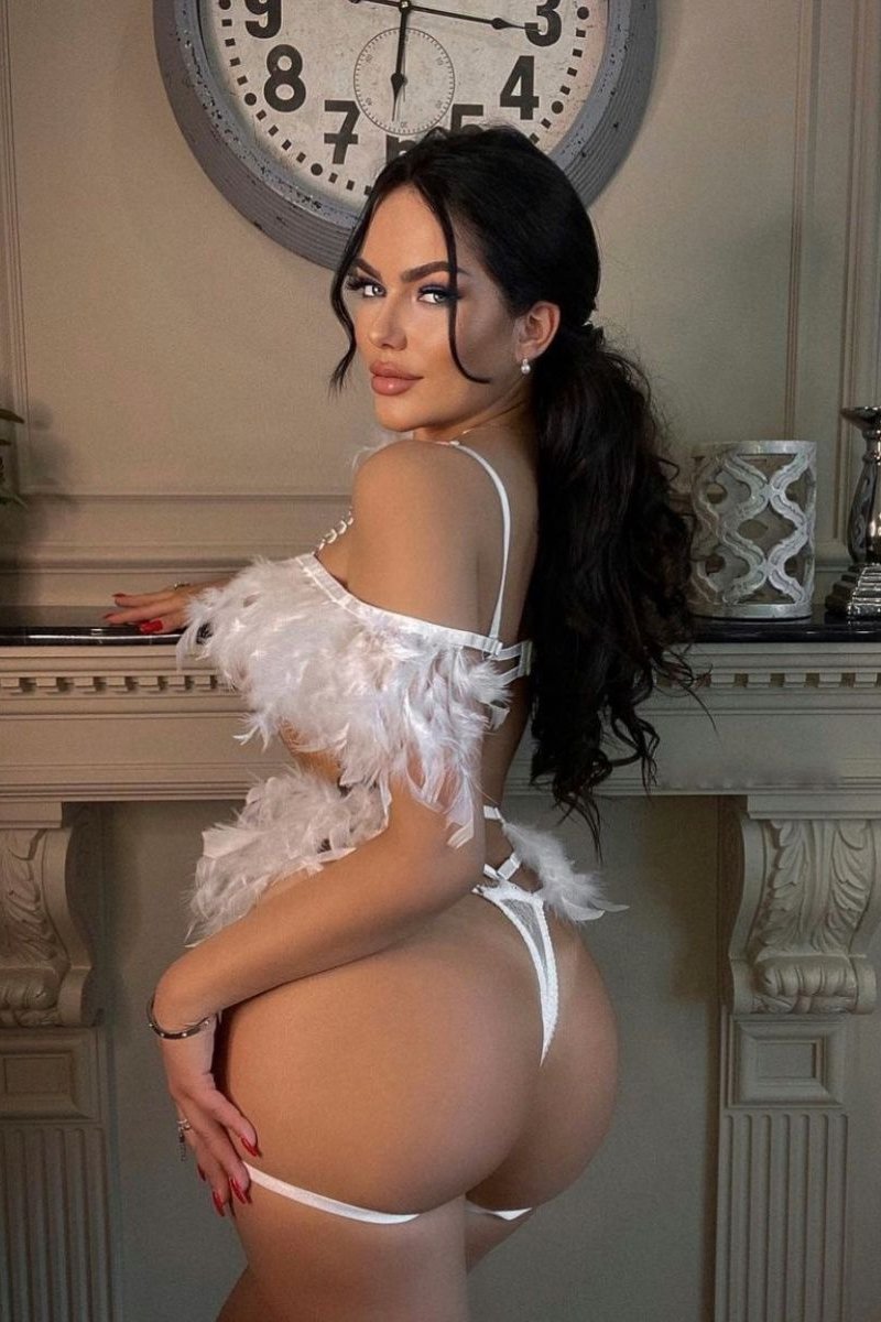 Şık dörtlü iç giyim takımı - Mor ve Beyaz