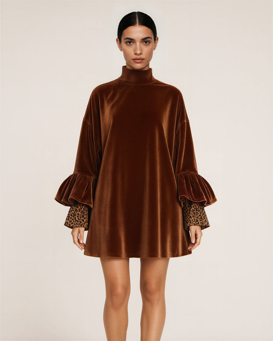 Fosca Velvet Mini Dress
