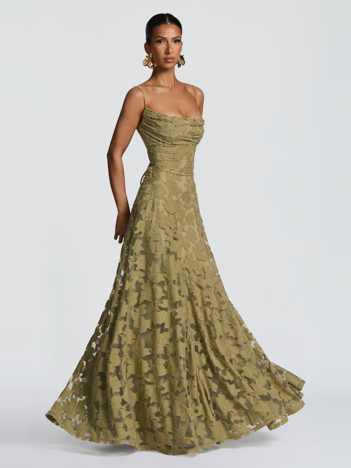 Francis Floral Burnout Maxi Dress — Svelte Chic