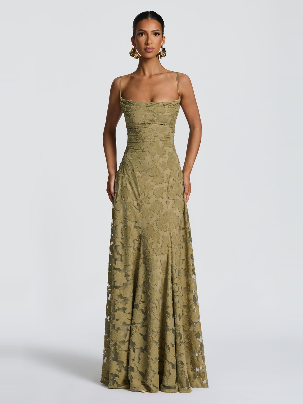 Francis Floral Burnout Maxi Dress — Svelte Chic