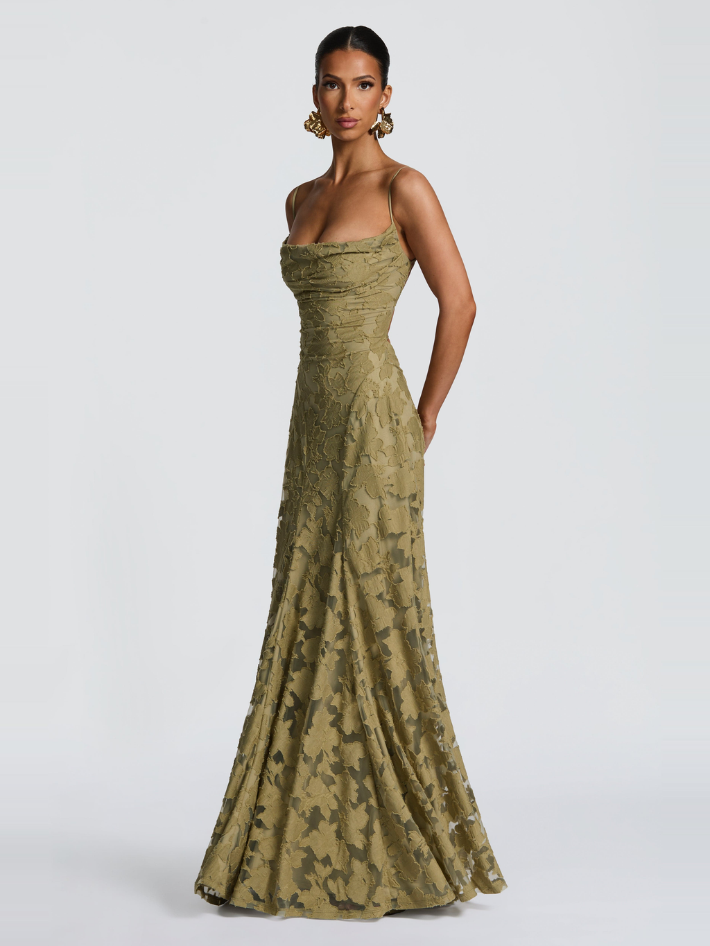 Francis Floral Burnout Maxi Dress — Svelte Chic