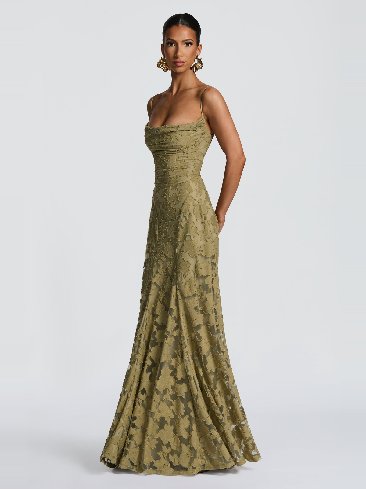 Francis Floral Burnout Maxi Dress — Svelte Chic