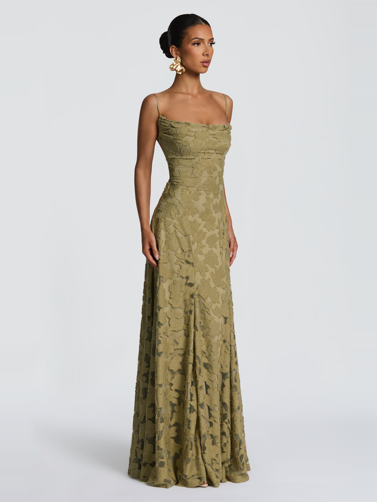 Francis Floral Burnout Maxi Dress — Svelte Chic