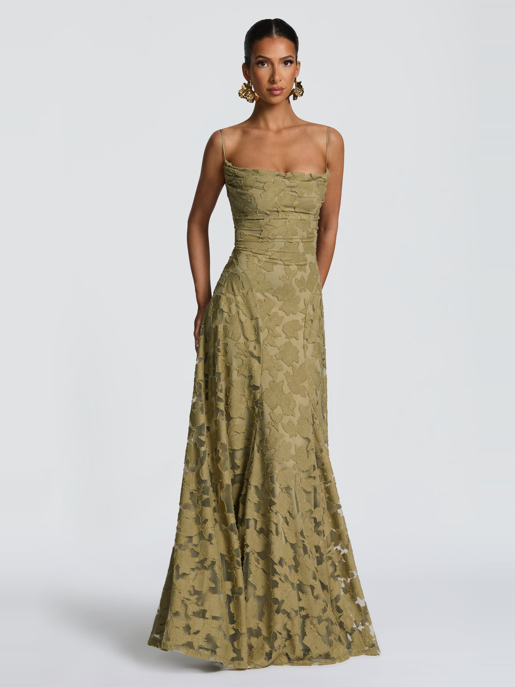 Francis Floral Burnout Maxi Dress — Svelte Chic