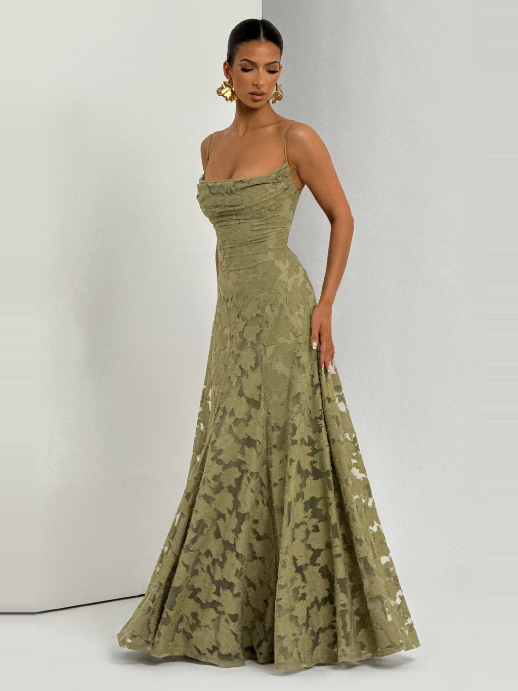 Francis Floral Burnout Maxi Dress — Svelte Chic