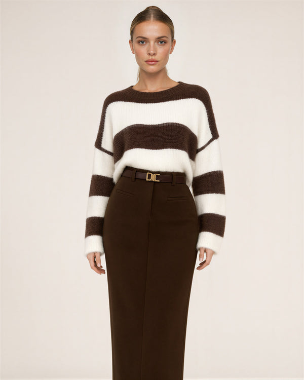 Gianna Striped Sweater Set