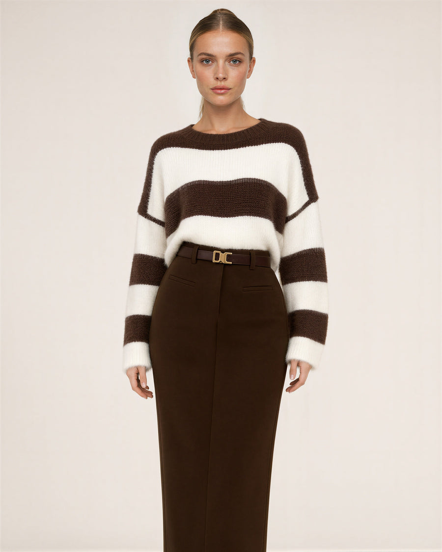 Gianna Striped Sweater Set