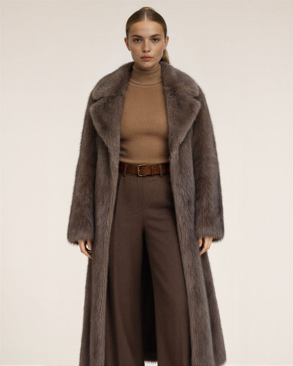 Gilda Faux Fur Maxi Coat