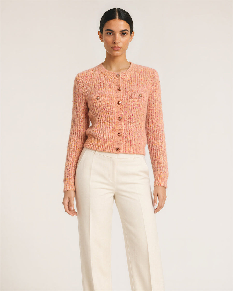 Gisella Metal Button Cardigan