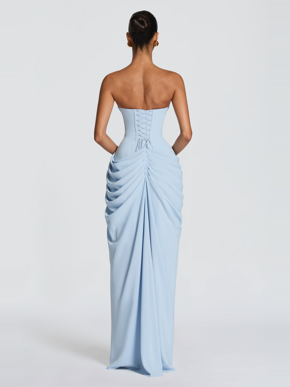 Soleil Corset Detail Maxi Dress — Svelte Chic