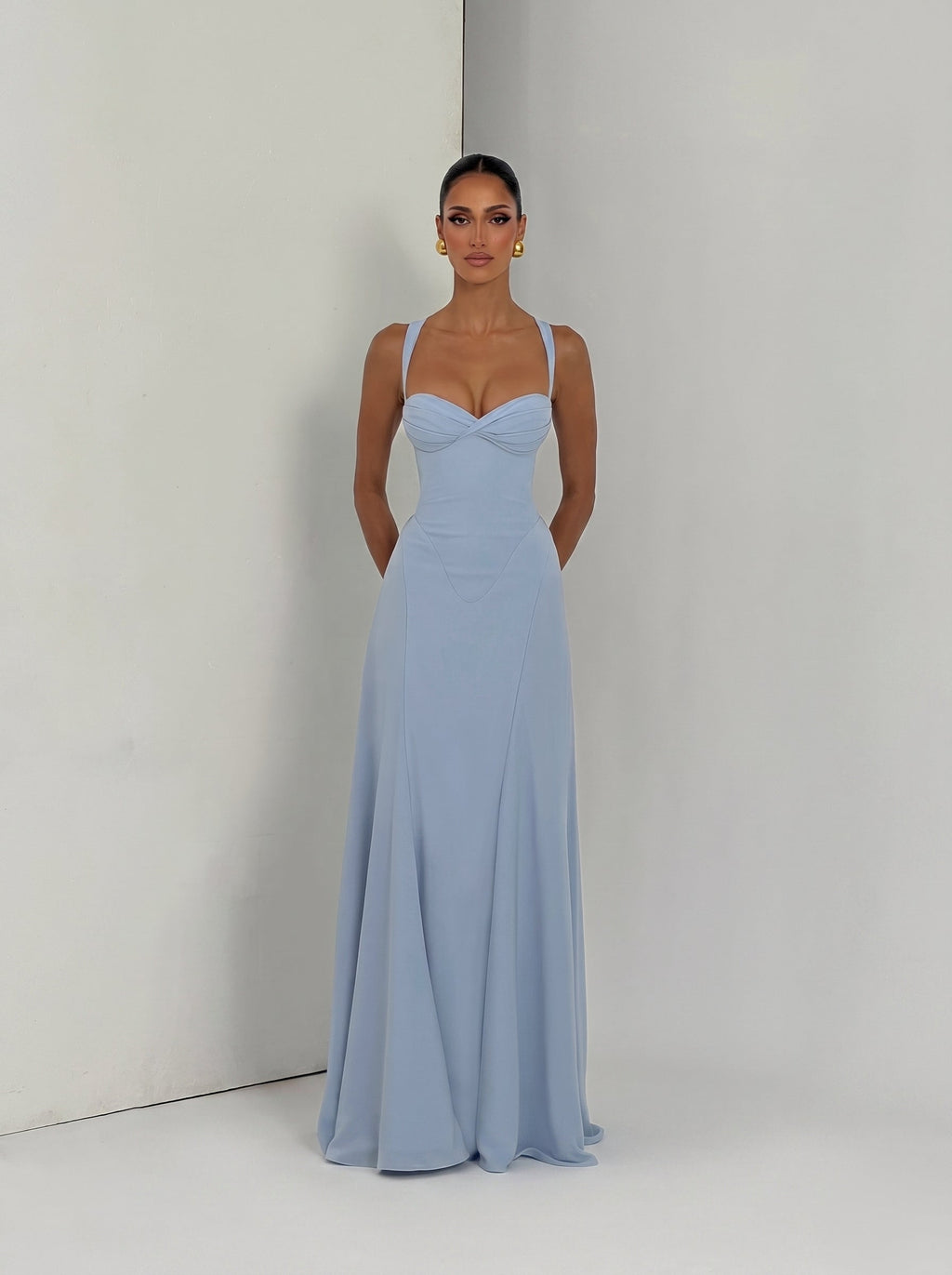 Seraphine Sweetheart Corset Maxi Dress — Svelte Chic