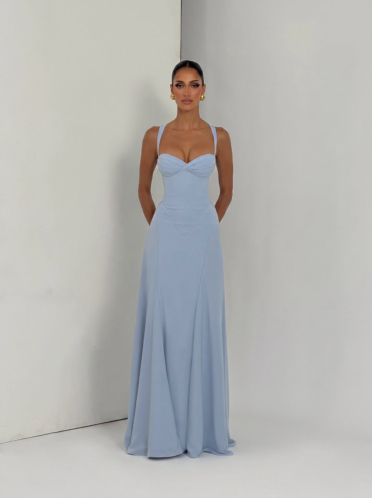 Seraphine Sweetheart Corset Maxi Dress — Svelte Chic