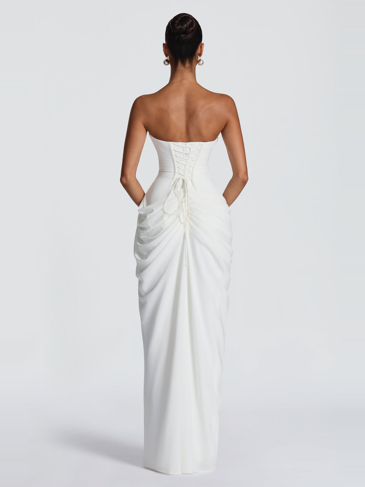 Soleil Corset Detail Maxi Dress — Svelte Chic