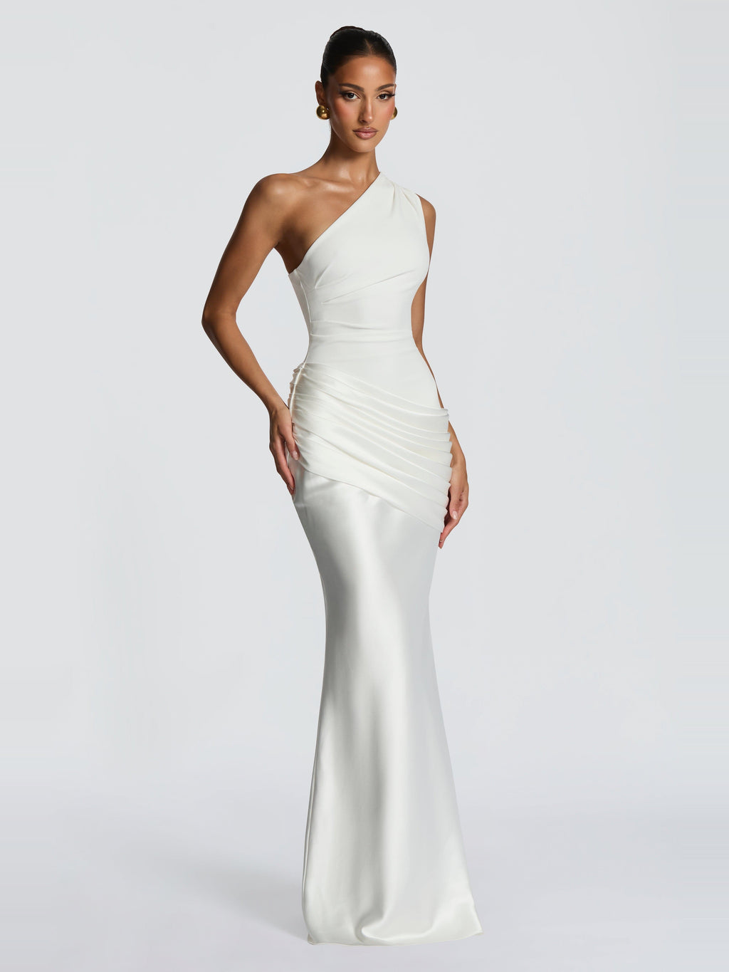 Sadona One Shoulder Maxi Dress — Svelte Chic