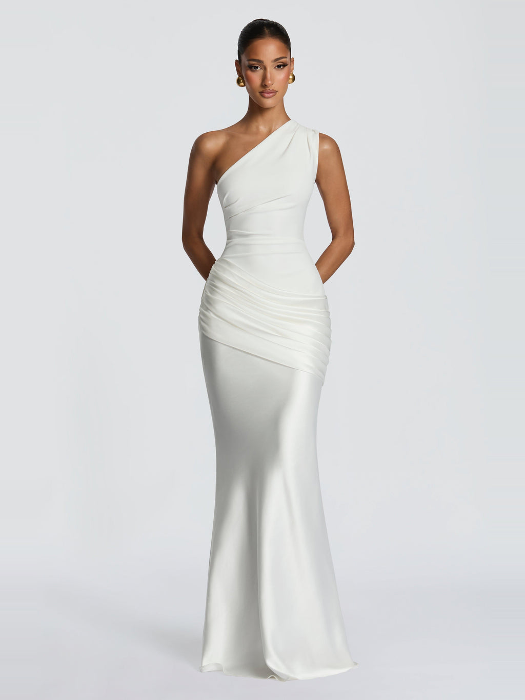 Sadona One Shoulder Maxi Dress — Svelte Chic