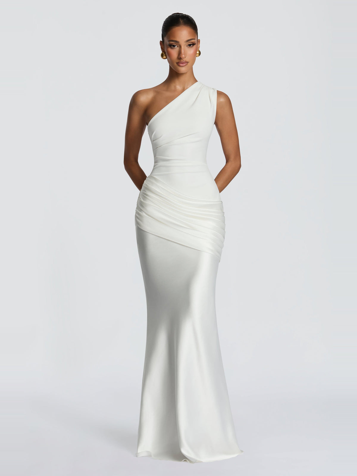 Sadona One Shoulder Maxi Dress — Svelte Chic