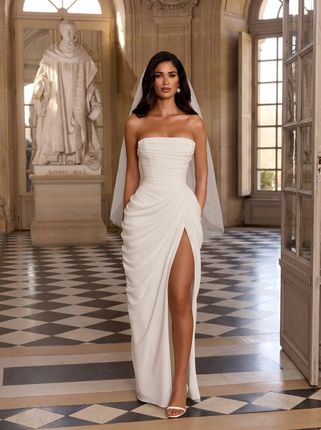 Soleil Corset Detail Maxi Dress — Svelte Chic