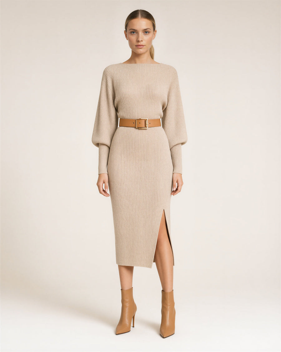 Lavina Rib Knit Dress