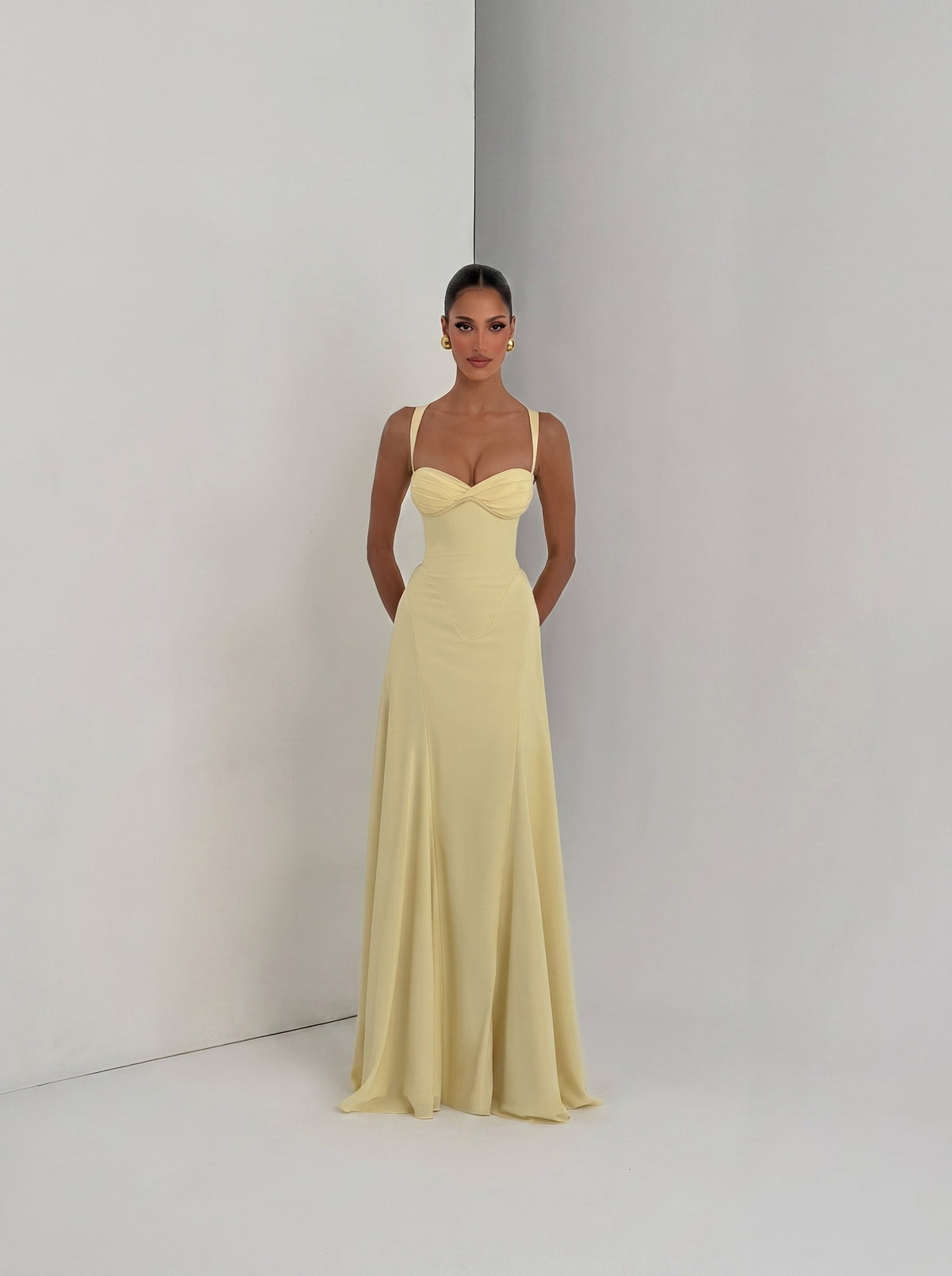 Seraphine Sweetheart Corset Maxi Dress — Svelte Chic