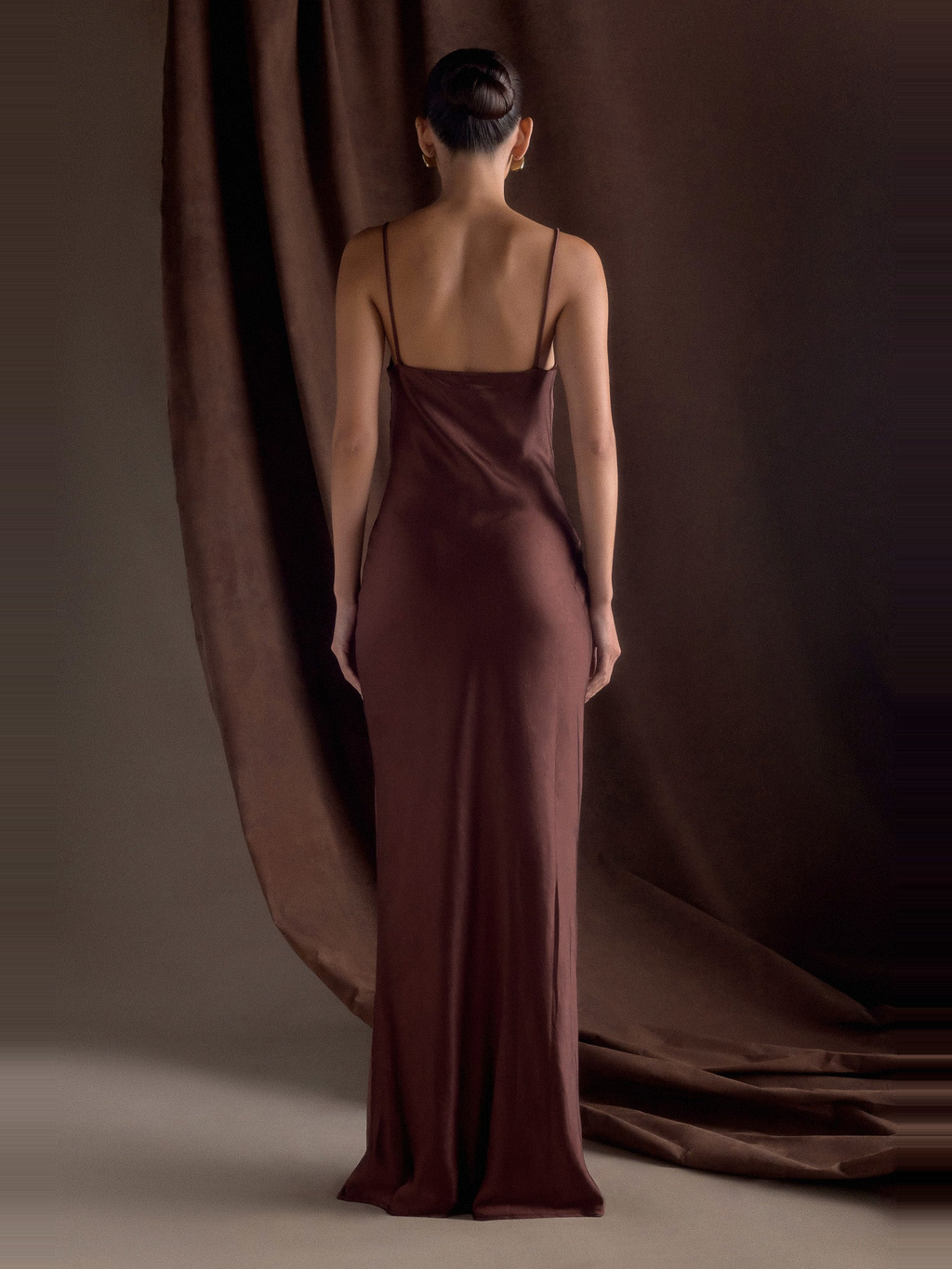 Lilly Sweetheart Satin Maxi Dress — Svelte Chic