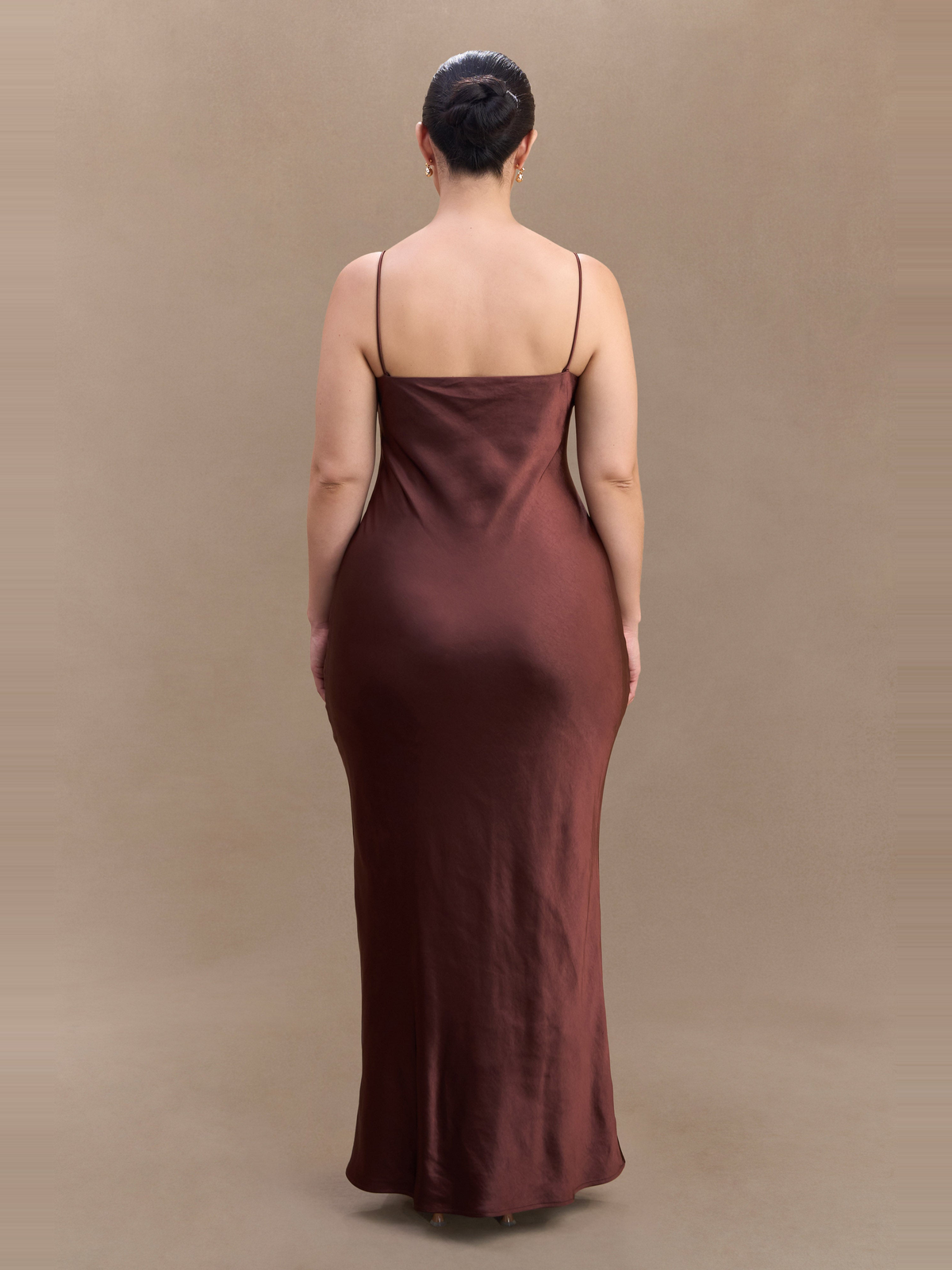 Lilly Sweetheart Satin Maxi Dress — Svelte Chic