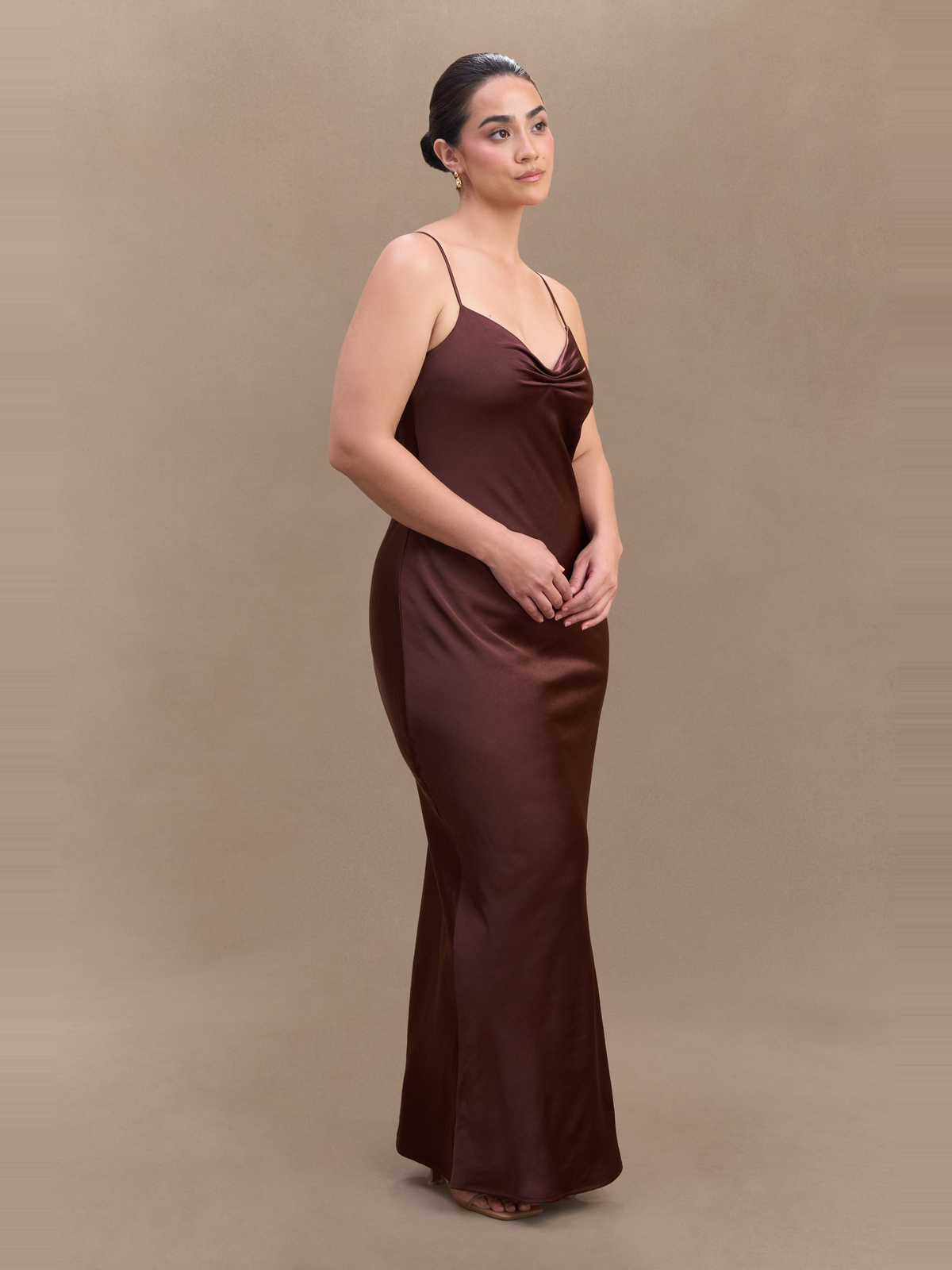 Lilly Sweetheart Satin Maxi Dress — Svelte Chic