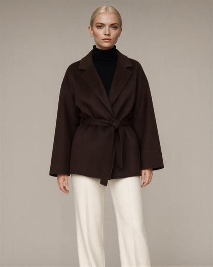 Livia Tie Belt Coat