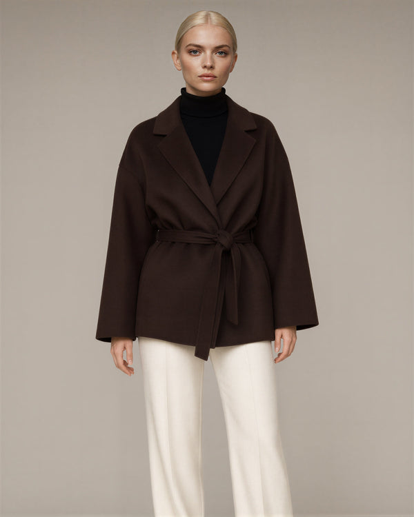 Livia Tie Belt Coat