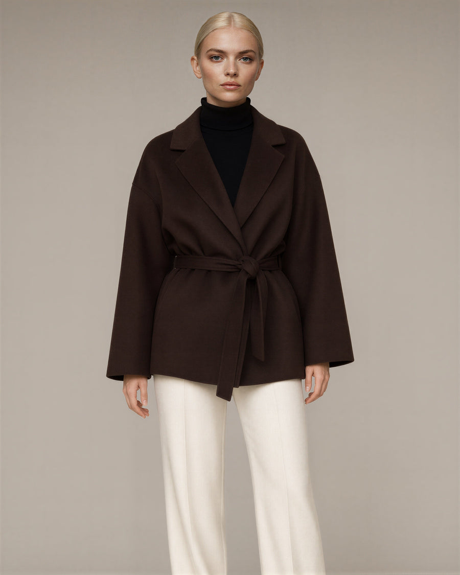 Livia Tie Belt Coat