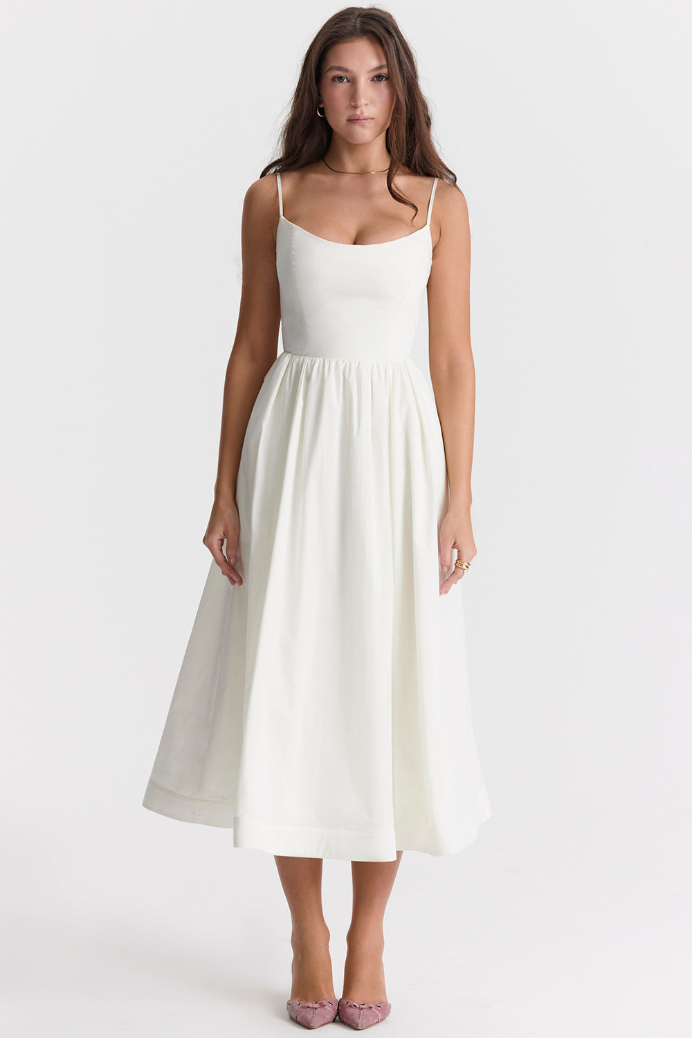 Maria A-Line Midi Dress — Svelte Chic