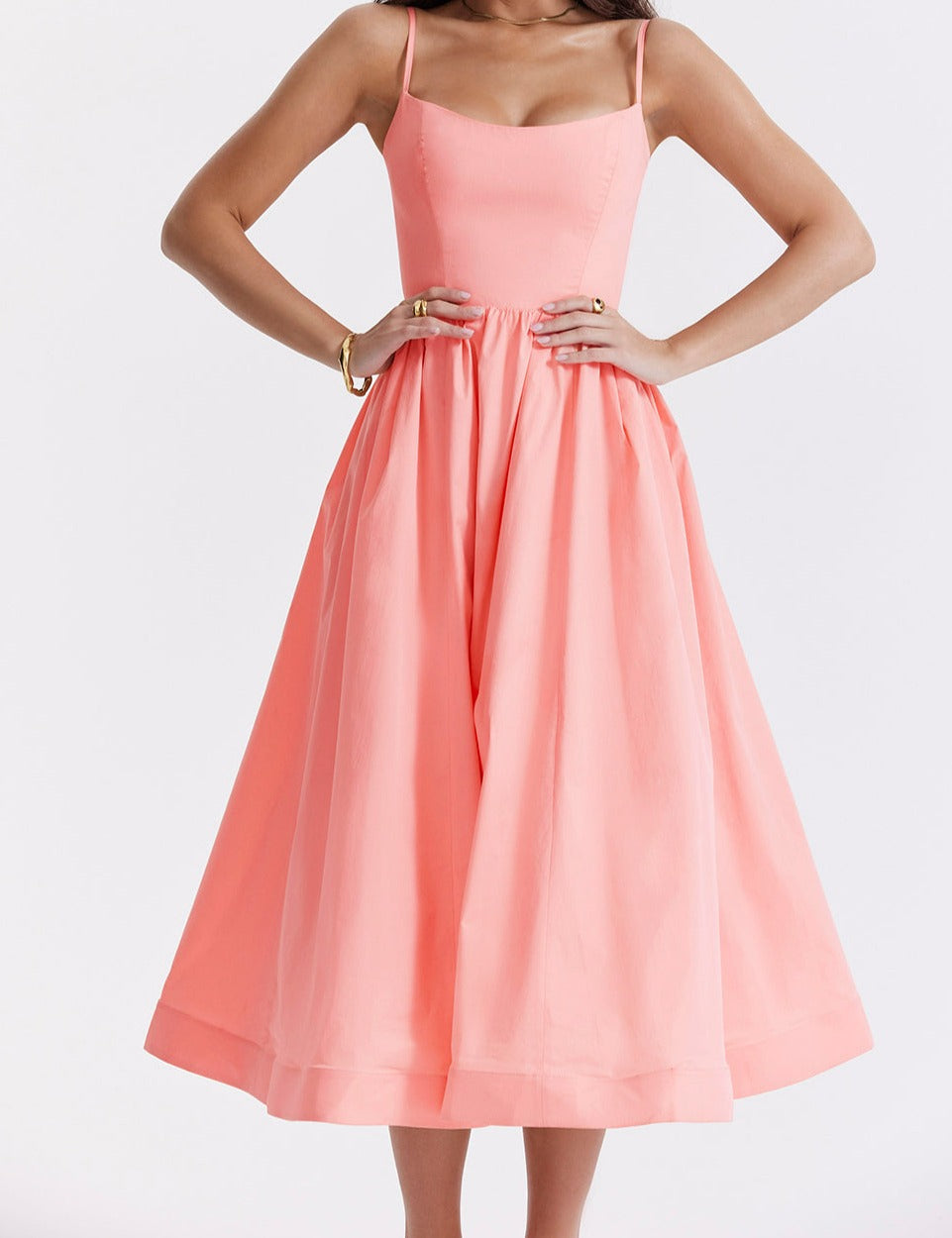 Maria A-Line Midi Dress — Svelte Chic