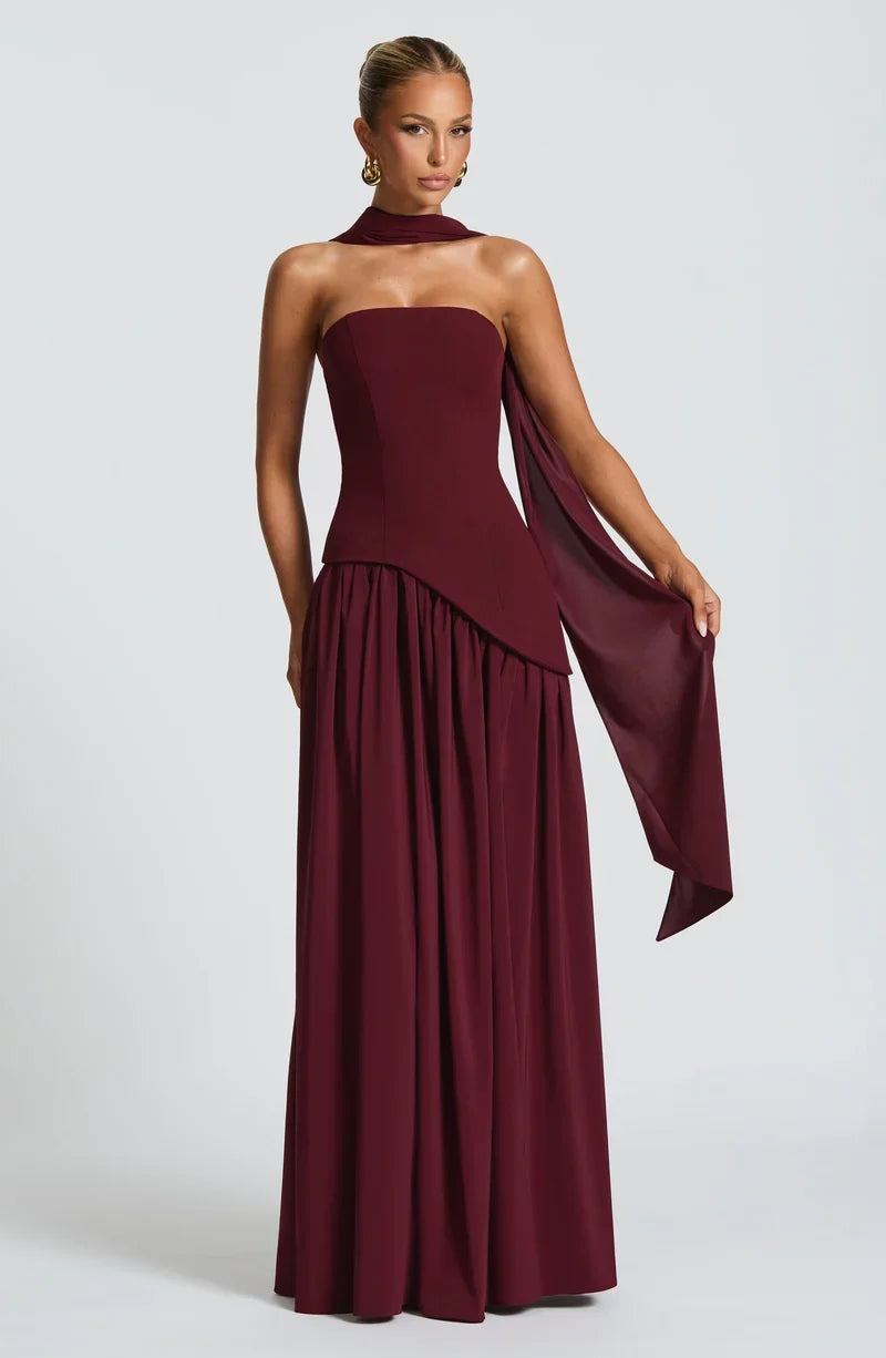 Maliyah Strapless Maxi Dress — Svelte Chic