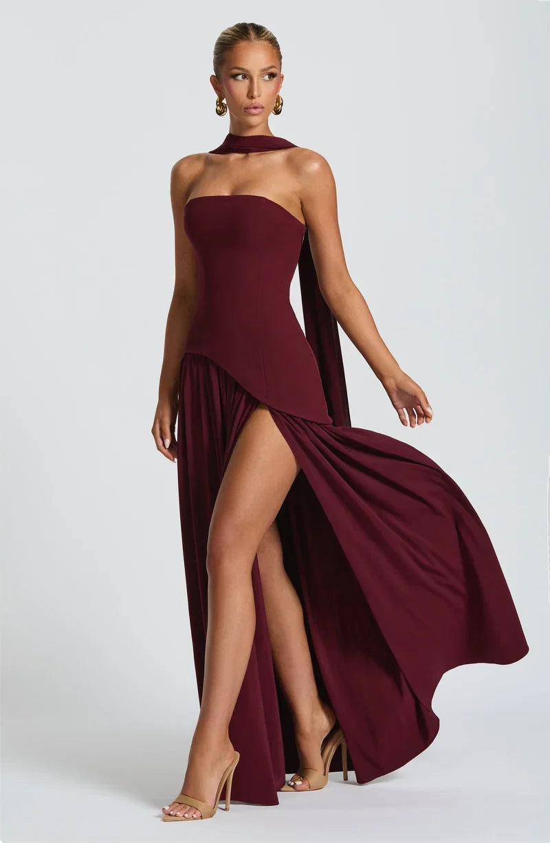 Maliyah Strapless Maxi Dress — Svelte Chic