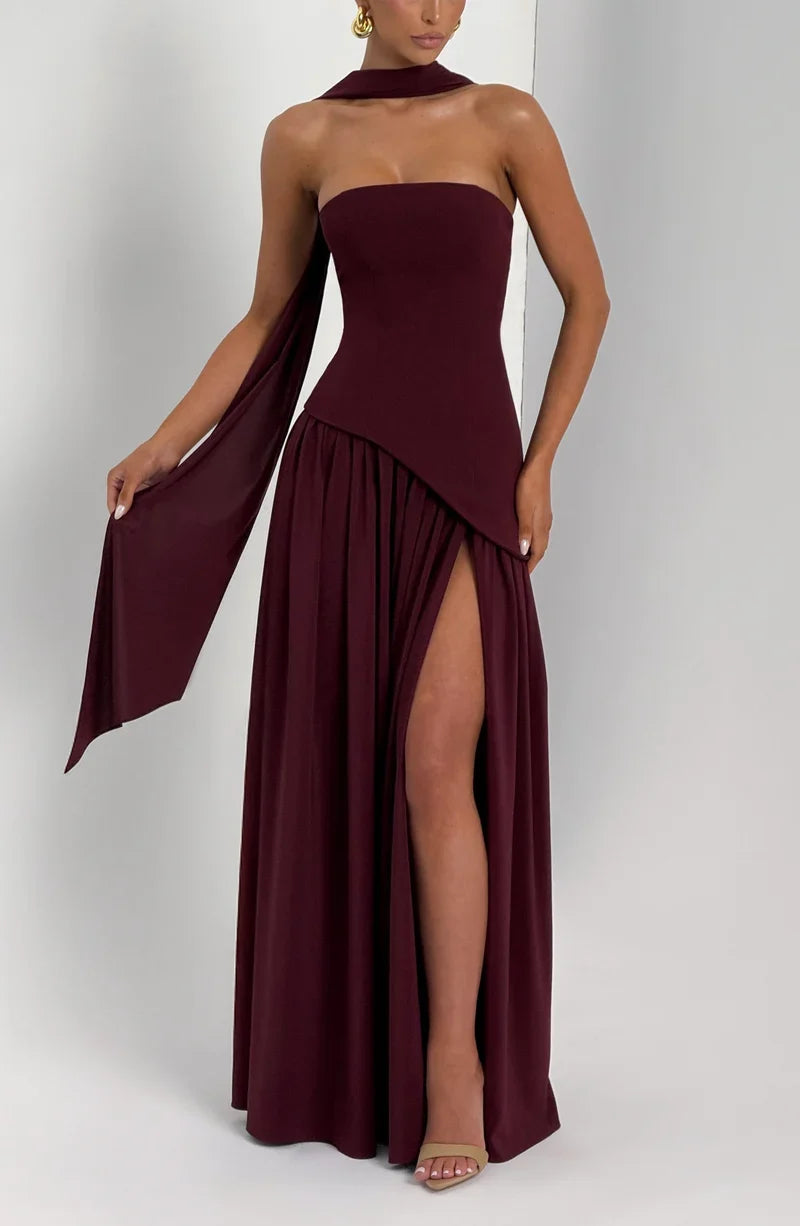 Maliyah Strapless Maxi Dress — Svelte Chic