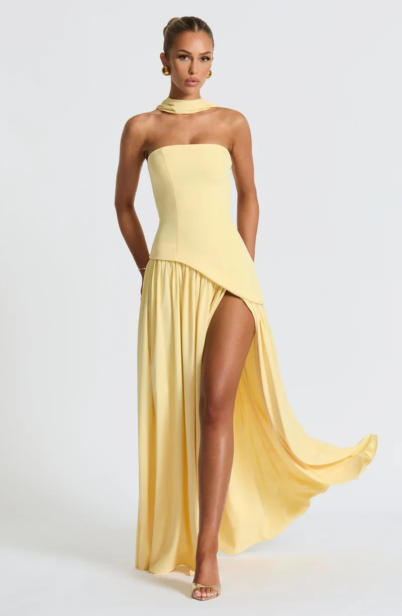 Maliyah Strapless Maxi Dress — Svelte Chic