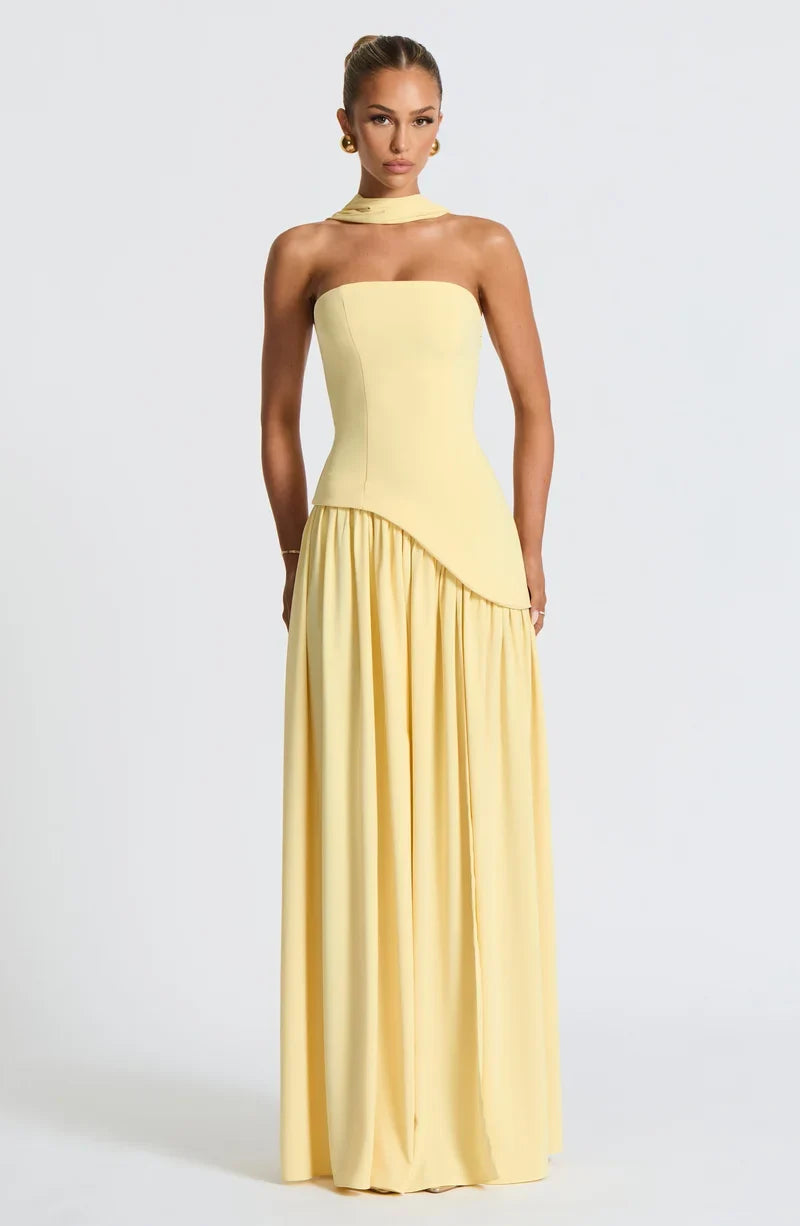 Maliyah Strapless Maxi Dress — Svelte Chic