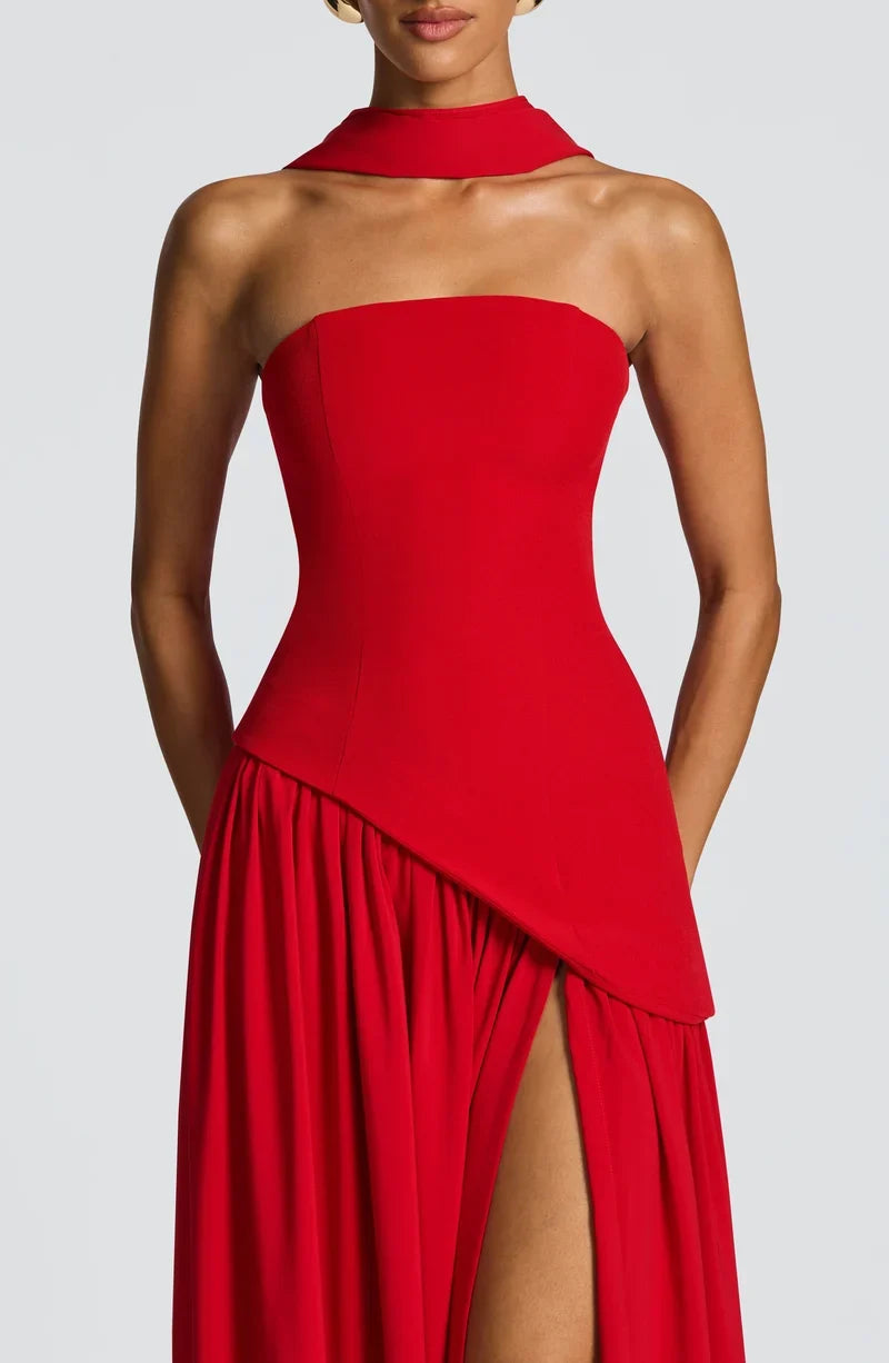 Maliyah Strapless Maxi Dress — Svelte Chic