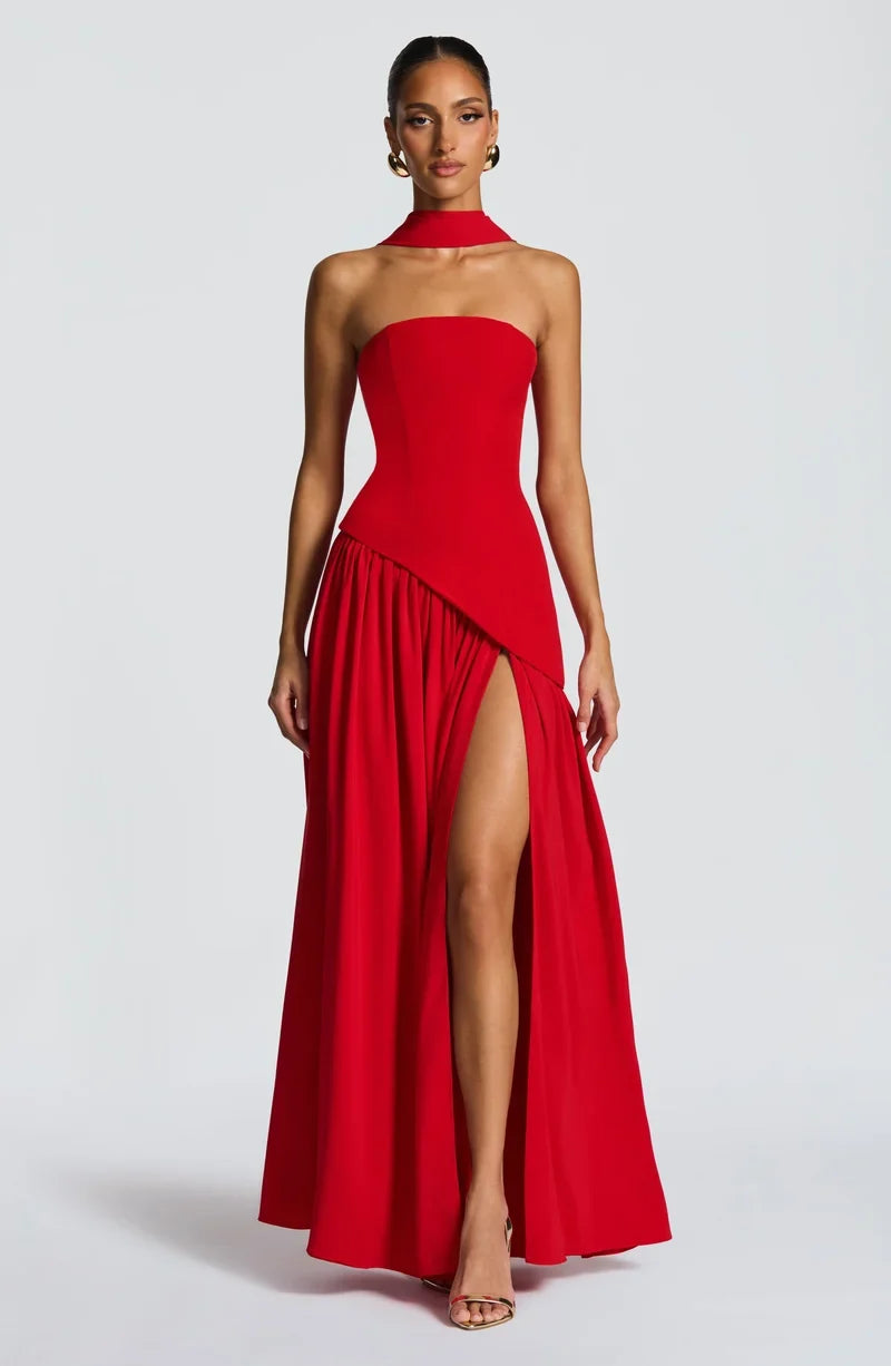 Maliyah Strapless Maxi Dress — Svelte Chic