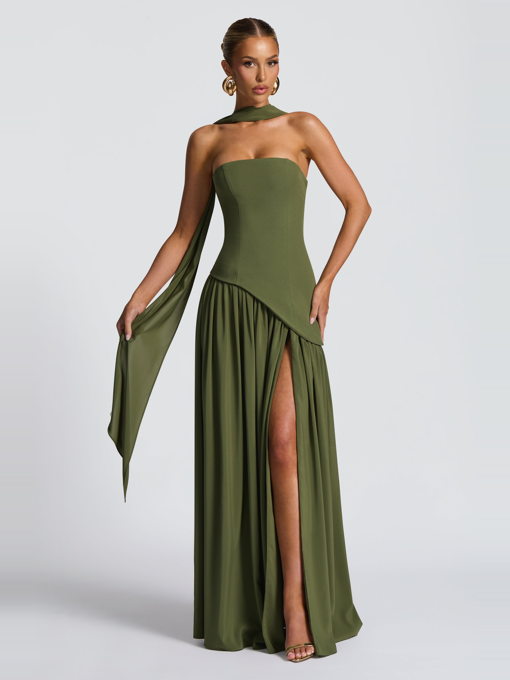 Maliyah Strapless Maxi Dress — Svelte Chic