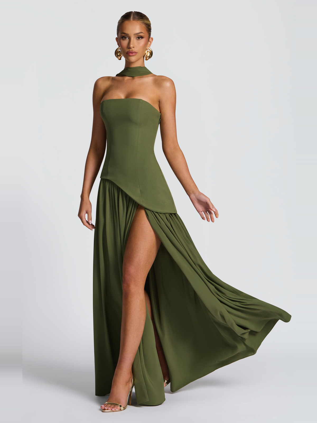 Maliyah Strapless Maxi Dress — Svelte Chic