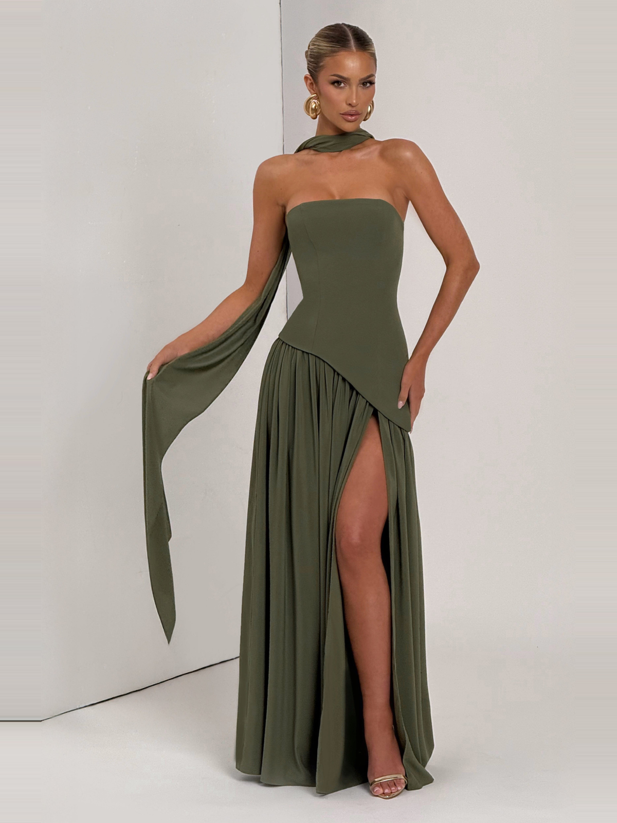 Maliyah Strapless Maxi Dress — Svelte Chic