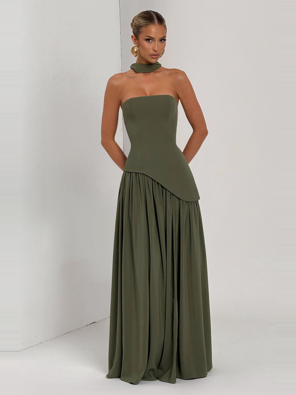 Maliyah Strapless Maxi Dress — Svelte Chic