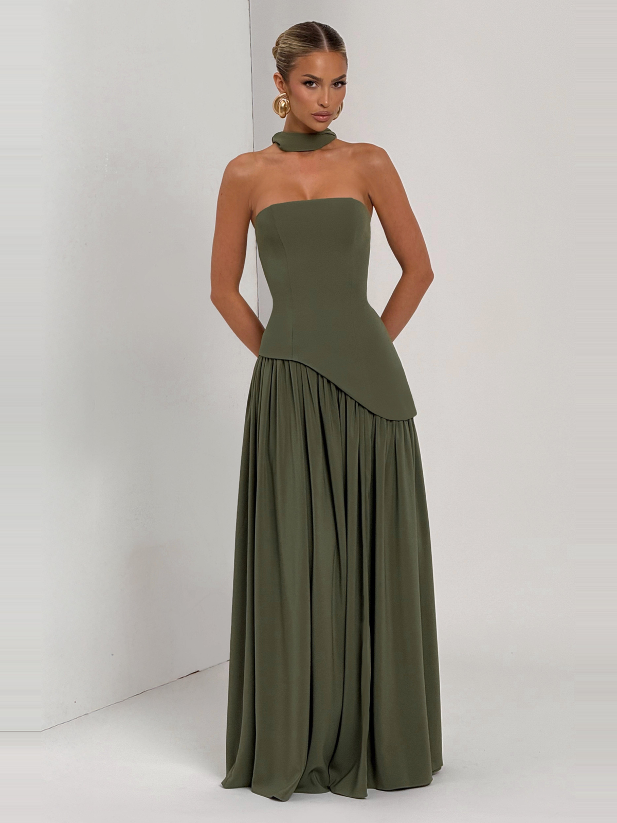 Maliyah Strapless Maxi Dress — Svelte Chic
