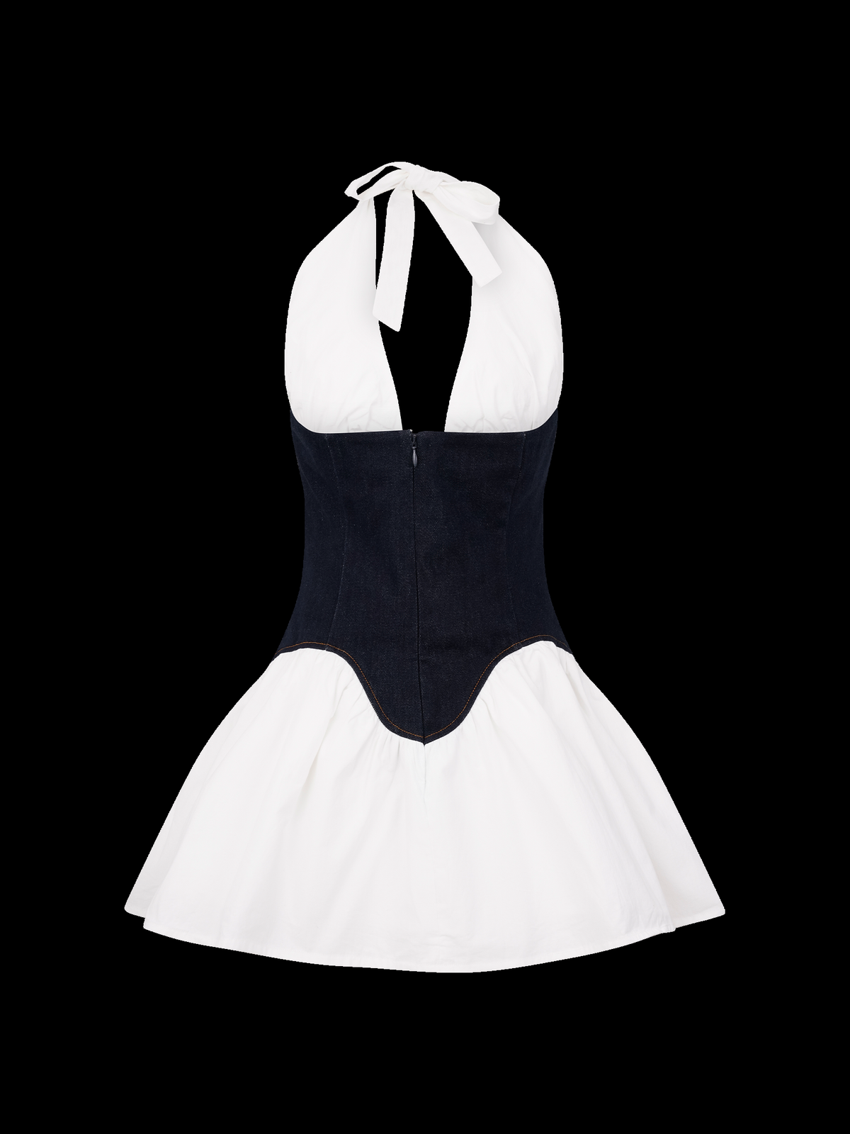 Merlyn Cotton Denim Mini Dress — Svelte Chic