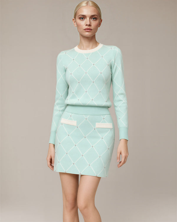 Milena Embellished Knit Set