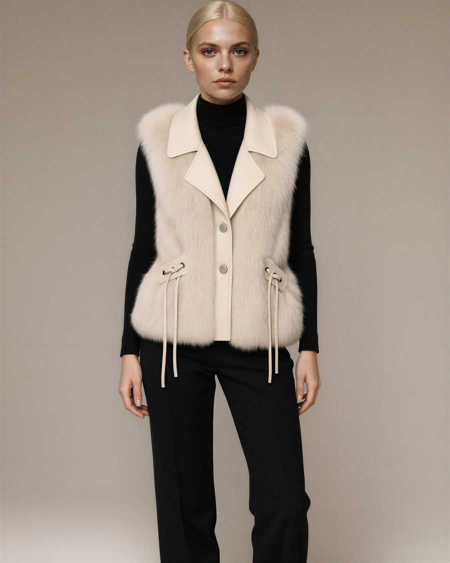 Nerea Faux Fur Vest